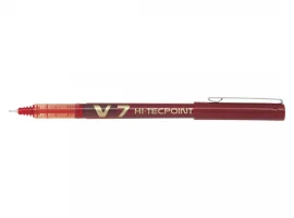 תמונה של מוצר עט ראש סיכה פיילוט Pilot V7 הקלאסי - אדום 0.7 מ"מ