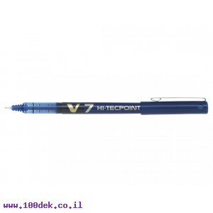 עט ראש סיכה פיילוט Pilot V7 הקלאסי - כחול 0.7 מ"מ