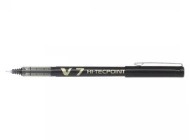 תמונה של מוצר עט ראש סיכה פיילוט Pilot V7 הקלאסי - שחור 0.7 מ"מ