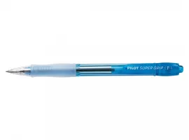 תמונה של מוצר עט כדורי עם לחצן פיילוט Pilot Super Grip - כחול נאון F