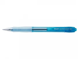 תמונה של מוצר עט כדורי עם לחצן פיילוט Pilot Super Grip - כחול נאון M