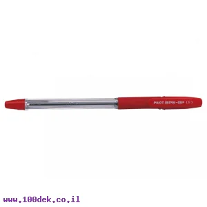 עט כדורי גריפ פיילוט Pilot BPS-GP - אדום F