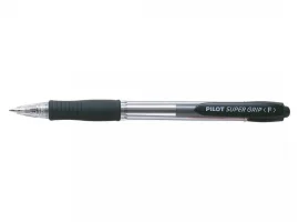 תמונה של מוצר עט כדורי עם לחצן פיילוט Pilot Super Grip - שחור F