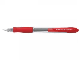 תמונה של מוצר עט כדורי עם לחצן פיילוט Pilot Super Grip - אדום F