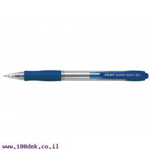 עט כדורי עם לחצן פיילוט Pilot Super Grip - כחול M