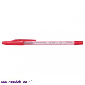 עט כדורי שקוף פיילוט Pilot BP-S - אדום F