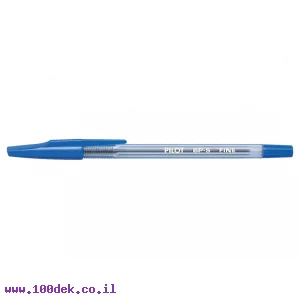 עט כדורי שקוף פיילוט Pilot BP-S - כחול F