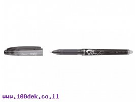 תמונה של מוצר עט מחיק פיילוט Pilot FRIXION POINT - שחור 0.4 מ"מ