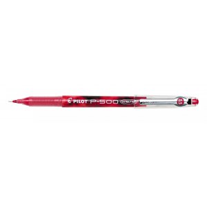 עט רולר ג'ל פיילוט Pilot P500 - אדום 0.5 מ"מ
