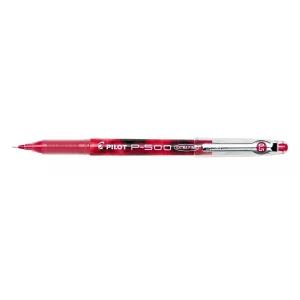 עט רולר ג'ל פיילוט Pilot P500 - אדום 0.5 מ"מ