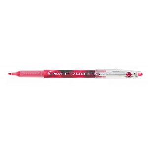 עט רולר ג'ל פיילוט Pilot P700 - אדום 0.7 מ"מ