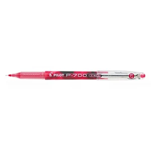 עט רולר ג'ל פיילוט Pilot P700 - אדום 0.7 מ"מ