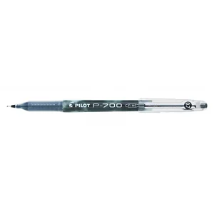 עט רולר ג'ל פיילוט Pilot P700 - שחור 0.7 מ"מ