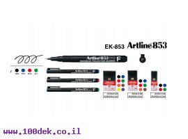תמונה של מוצר טוש לא מחיק לשקפים Artline EK-853 F (ארטליין) - שחור