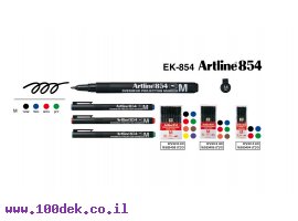 תמונה של מוצר טוש לא מחיק לשקפים Artline EK-854 M (ארטליין) - אדום