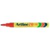 טוש לא מחיק 70 Artline (ארטליין) ראש עגול - אדום