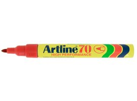 תמונה של מוצר טוש לא מחיק 70 Artline (ארטליין) ראש עגול - אדום