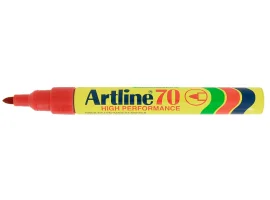 תמונה של מוצר טוש לא מחיק 70 Artline (ארטליין) ראש עגול - אדום