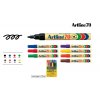 טוש לא מחיק 70 Artline (ארטליין) - ערכה של 12 יחידות בצבעים שונים