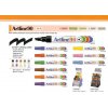 טוש לא מחיק 90 Artline (ארטליין) ראש שטוח - שחור
