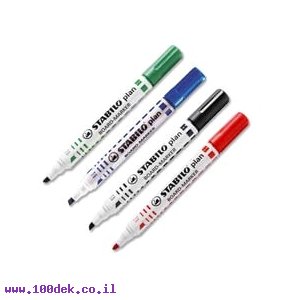 טוש מחיק STABILLO 643/4P בסט 4+ספוג