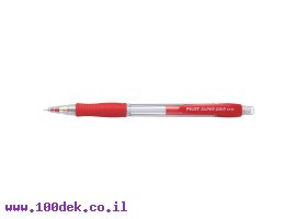 תמונה של מוצר עיפרון מכני פיילוט Pilot H-185 סופר גריפ, גוף אדום - 0.5 מ"מ