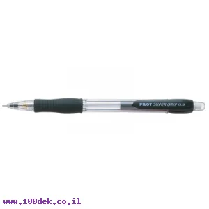 עיפרון מכני פיילוט Pilot H-185 סופר גריפ, גוף שחור - 0.5 מ"מ