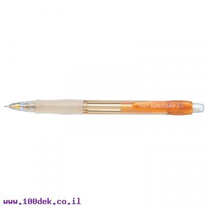 עיפרון מכני Pilot H-185 סופר גריפ נאון, גוף כתום - 0.5 מ"מ