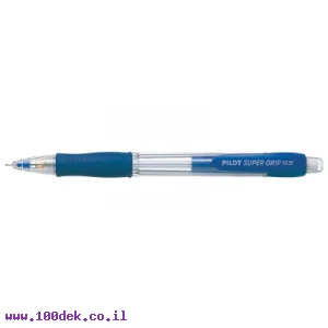 עיפרון מכני פיילוט Pilot H-187 סופר גריפ, גוף כחול - 0.7 מ"מ