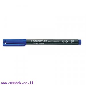 טוש לא מחיק STAEDTLER Lumocolor (F) 318-3 - כחול