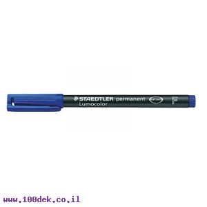 טוש לא מחיק STAEDTLER Lumocolor (F) 318-3 - כחול