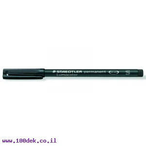 טוש לא מחיק STAEDTLER Lumocolor (S) 313-9 - שחור