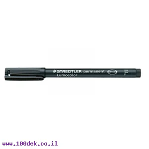 טוש לא מחיק STAEDTLER Lumocolor (F) 318-9 - שחור