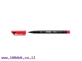 תמונה של מוצר טוש לא מחיק לשקפים STABILO 842/40 F - אדום