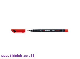 תמונה של מוצר טוש לא מחיק לשקפים STABILO 841/40 S - אדום