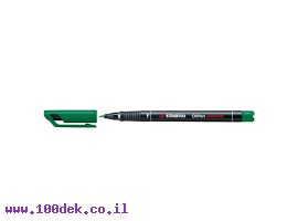 תמונה של מוצר טוש לא מחיק לשקפים STABILO 481/36  S - ירוק