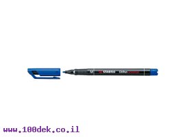 תמונה של מוצר טוש לא מחיק לשקפים STABILO 843/41 M - כחול
