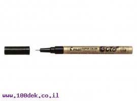 תמונה של מוצר טוש סימון Pilot (פיילוט) SC-S EF (ראש דק מאוד) - זהב
