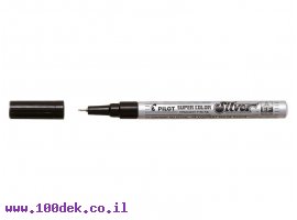 תמונה של מוצר טוש סימון Pilot (פיילוט) SC-S EF (ראש דק מאוד) - כסף