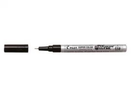 תמונה של מוצר טוש סימון Pilot (פיילוט) SC-S EF (ראש דק מאוד) - כסף