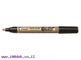 תמונה של מוצר טוש סימון Pilot (פיילוט) SC-G MF (ראש רחב) - זהב