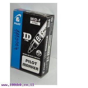 טוש פיילוט MID F ראש עגול אדום.כחול .שחור