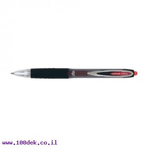 עט ג'ל עם לחצן UNI-BALL Signo 207 - אדום 0.7 מ"מ