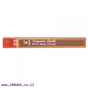 חודים (עופרת) לעיפרון מכני, פיילוט Pilot PPL-5-HB, עובי 0.5 מ"מ