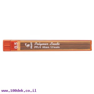 חודים (עופרת) לעיפרון מכני, פיילוט Pilot PPL-5-HB, עובי 0.5 מ"מ