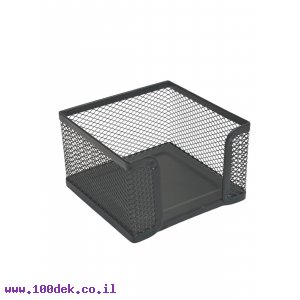 מעמד רשת מתכת לנייר ממו - שחור