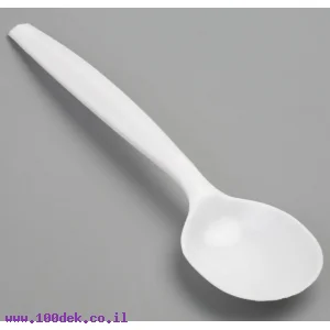 כף חד פעמית למרק - 100 יחידות