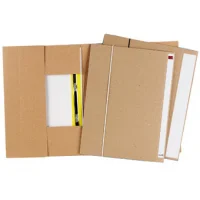 תיק גומי קרטון, ללא מחיצה, 10 יחידות - גב 8 ס"מ