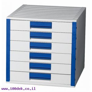 שישיה  מגירות ארגינייזר  לאחסון ניירת סדרת PREMIUM