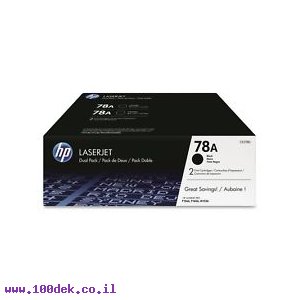 זוג טונרים HP P-1566 מקורי CE278-AD